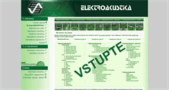 Desktop Screenshot of elektroakustika.cz