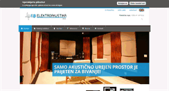 Desktop Screenshot of elektroakustika.si